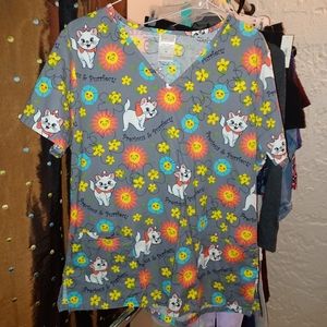 Disney scrub top size medium